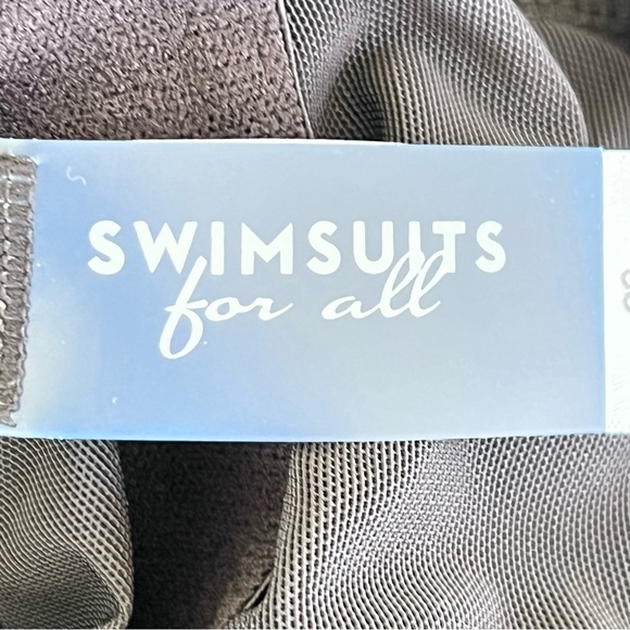 Sz 22 Swim For All RomperTank Overlay SwimRomper Adjustable Straps Tummy Control - Picture 10 of 14